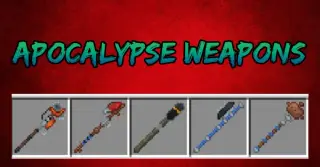 Apocalypse Weapons Beta Addon for Minecraft Bedrock 1.21.100