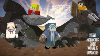 The Better Seas Mammals Addon for Minecraft Bedrock 1.21.100