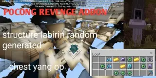 Pocong Revenge Addon for Minecraft Bedrock 1.21.80