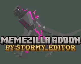 Memezilla Addon 🦖✨ for Minecraft Bedrock 1.21.80