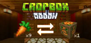 CropBox 1.2.1 Addon for Minecraft Bedrock 1.21.50