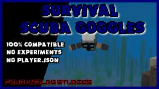 Survival Scuba Goggles V0.1 Addon for MCPE 1.21.40