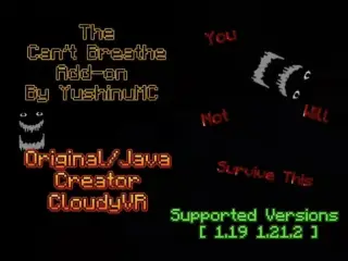 THE Can't Breathe Addon for Minecraft Bedrock 1.21.10