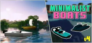 Minimalist Boats Addon for Minecraft Bedrock