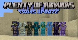 Plenty Of Armors Addon for Minecraft Bedrock