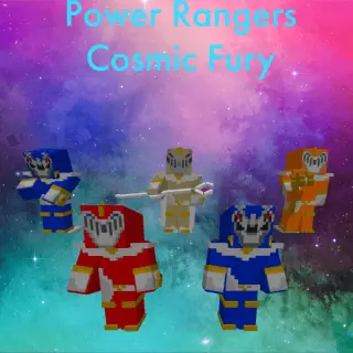 Power Rangers Cosmic Fury Addon for Minecraft Bedrock