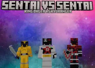 King ohger Vs Kyuranger Addon for Minecraft Bedrock