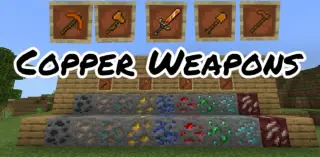 Medieval Copper tools Addon for Minecraft Bedrock