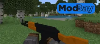 Modern Gun 3D Addon for Minecraft Bedrock