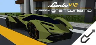 Lamborghini Vision GT Addon for Minecraft Bedrock