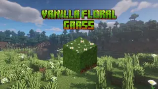 Vanilla Floral Grass Texture Pack for MCPE 26.50