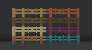 Stripped Fences Texture Pack for Minecraft Bedrock 26.10
