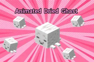Animated Dried Ghast Texture Pack for MCPE 1.21.130