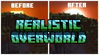 Realistic Overworld Texture Pack for MCPE 1.21.0