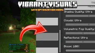 Vibrant Visual Optimization Texture Pack for MCPE 1.21.100