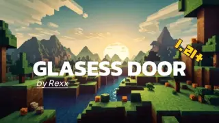 Glasess Door Texture Pack for Minecraft Bedrock 1.21.20