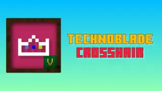 Technoblade Crosshair Texture Pack for Minecraft Bedrock