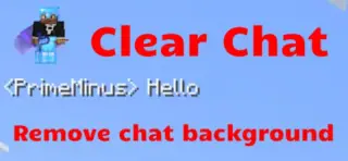 Clear Chat Texture Pack for Minecraft Bedrock