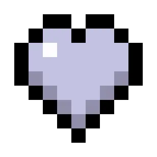 Smoke Blue Hearts (Monochrome)