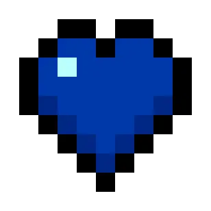 Blue Hearts (Monochrome)