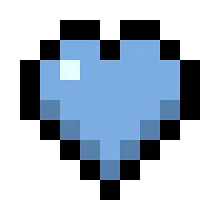 Soft Blue Hearts (Monochrome)