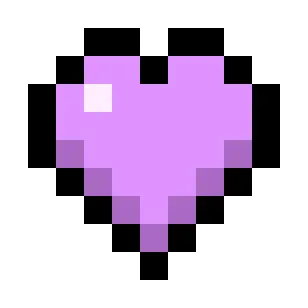 Lilac Hearts (Monochrome)
