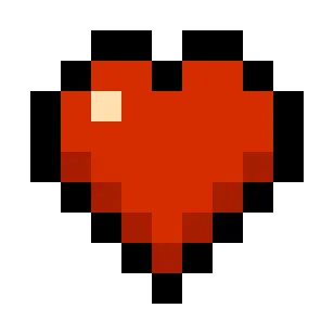 Red Hearts (Monochrome)