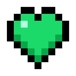 Modrinth Themed Hearts (Monochrome)