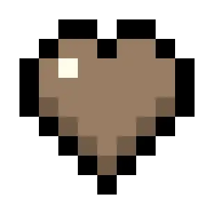 Light Red-Brown Hearts (Monochrome)