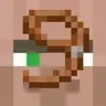 Villager on a leash