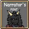 Narrator's Sketch Font