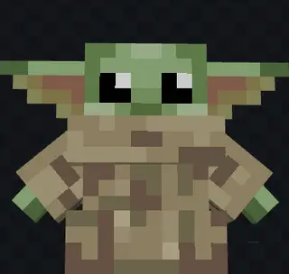 3D Grogu Totem