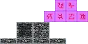 white bold crystal outlines