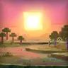 Three Biomes Concept Art Background