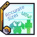 Mega Showdown Accurate Sizes