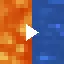 Lava turns into water