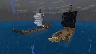 Aqua Battle in Minecraft Bedrock